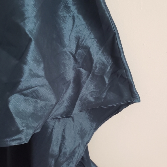 Iris Emerald green satin high low dress Size M - Picture 2 of 9